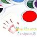 6Pcs Multicolors Baby Ink Pad for Baby Footprints Handprints Fingerprints Kit, Perfect Keep Baby Memory Family Memory or Gift