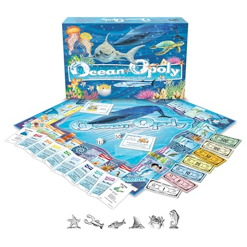 Late for the Sky Ocean-Opoly juego de mesa familiar miniatura 2