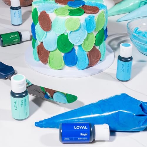 Image of Loyal Gel Food Coloring | Vibrant Color for Buttercream, Fondant, Royal Icing, Gum Paste, Marzipan and Cake Batter | Gel-Based Concentrated Food Dye - 20ml Tiffany