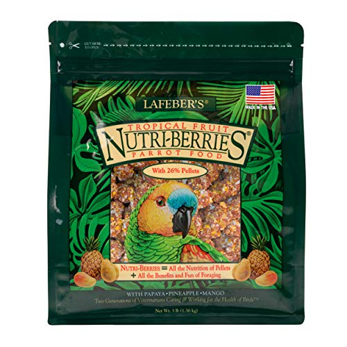 Lafeber?? S Gourmet Nutri-Berries Fruits tropicaux pour Les perroquets Sac de 3 Livres.