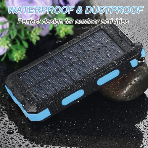 Yelomin S1008D Solar Power Bank, 38800Mah Portable Solar Charger thumb #2