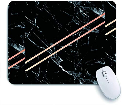 Preisvergleich Produktbild Marutuki Gaming Mouse Pad Rutschfeste Gummibasis,Überlappende schwarze Fliesen,für Computer Laptop Office Desk,240 x 200mm