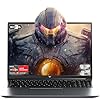 Portátil para juegos, computadora portátil de 16.0 pulgadas con AMD Ryzen 7 5825U (8C/16T, hasta 4.5GHz), 16 GB de RAM 512 GB NVMe SSD Windows 11, Radeon RX Vega 8 gráficos, WiFi 6, KB