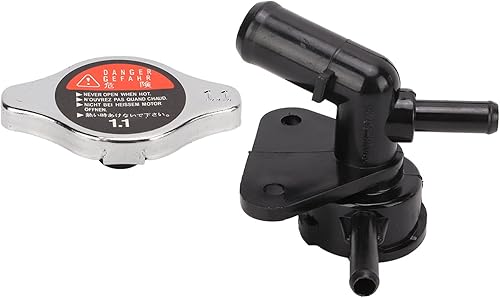 Miniatura 2 de Cuello de llenado de radiador con tapa, LFB7 15 17YF LFB7 15 17YA Llenador de refrigerante de radiador de cuello de llenado de radiador de coche,