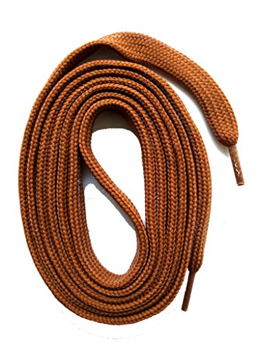 SNORS SCHNÜRSENKEL flach BRAUN 110cm, reißfest, Made in...