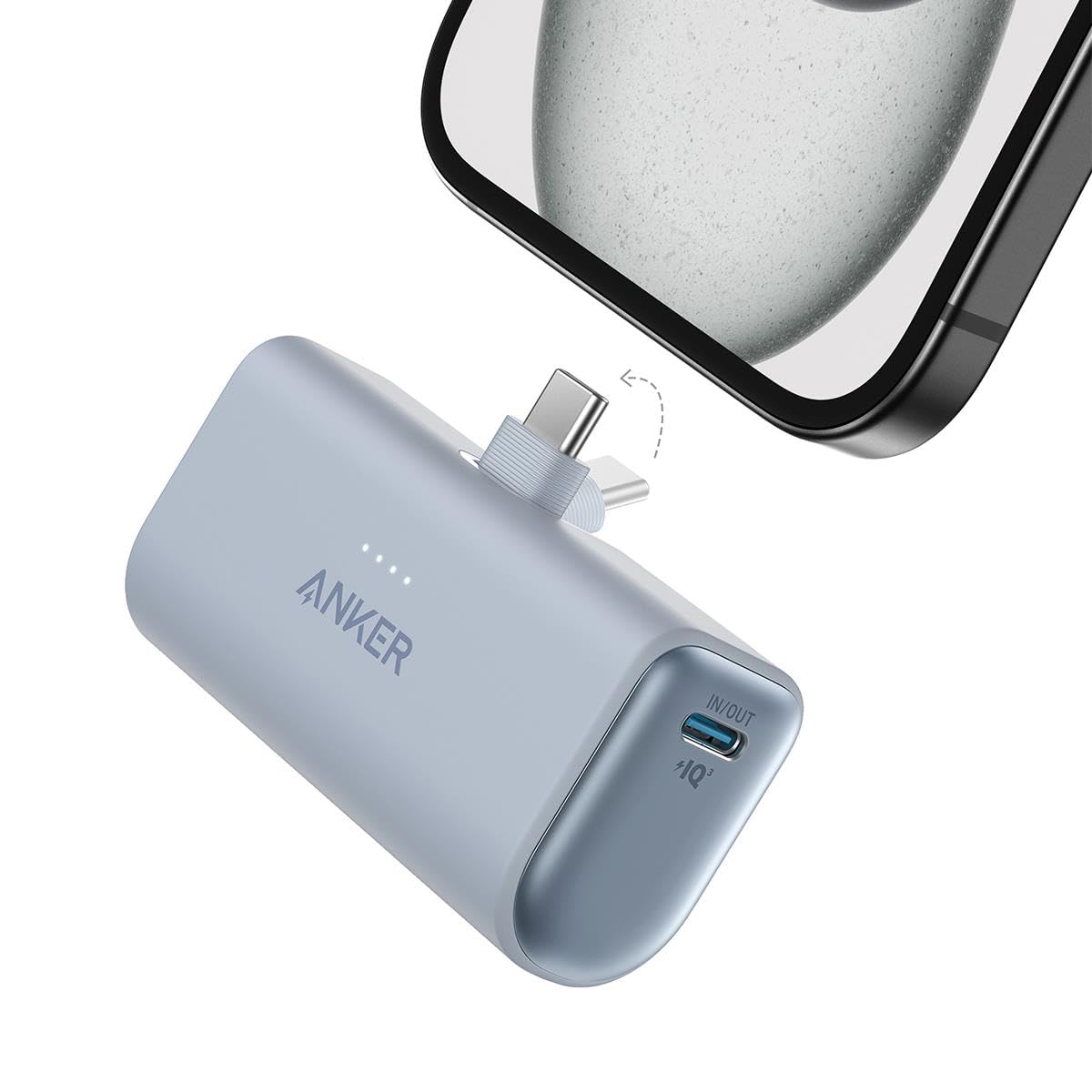 Anker Nano Powerbank 5000 mh 22.5W USB-C- Mavi -A1653 : Amazon.com