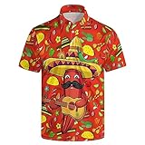 NELife Men's Polo Shirts Chili Golf Shirts for Men Short Sleeve Dry Fit Performance Activewear Polos, XL