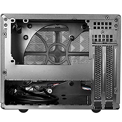 Gabinete para PC Silverstone Technology SUGO SG13, Puerto USB Tipo-C, Ultra Compacto Mini-ITX con Panel Frontal de Malla, Negro, SST-SG13B-C miniatura 3