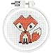 Janlynn 21-1755 Kid Stitch 11 Count Fox Mini Counted Cross Stitch Kit, 3-Inch