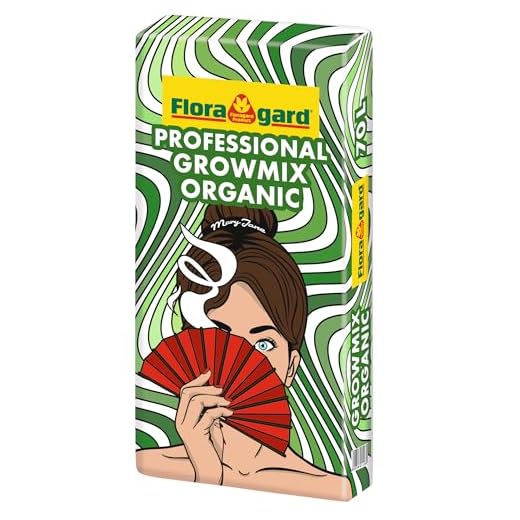 Floragard Growmix Organic – Bio-Erde für Cannabis Anbau, torfreduziert, mit Perlite & Trichoderma, Nährstoffversorgung bis zu 4 Wochen, ideal für Indoor & Outdoor Grow - 1x70 Liter