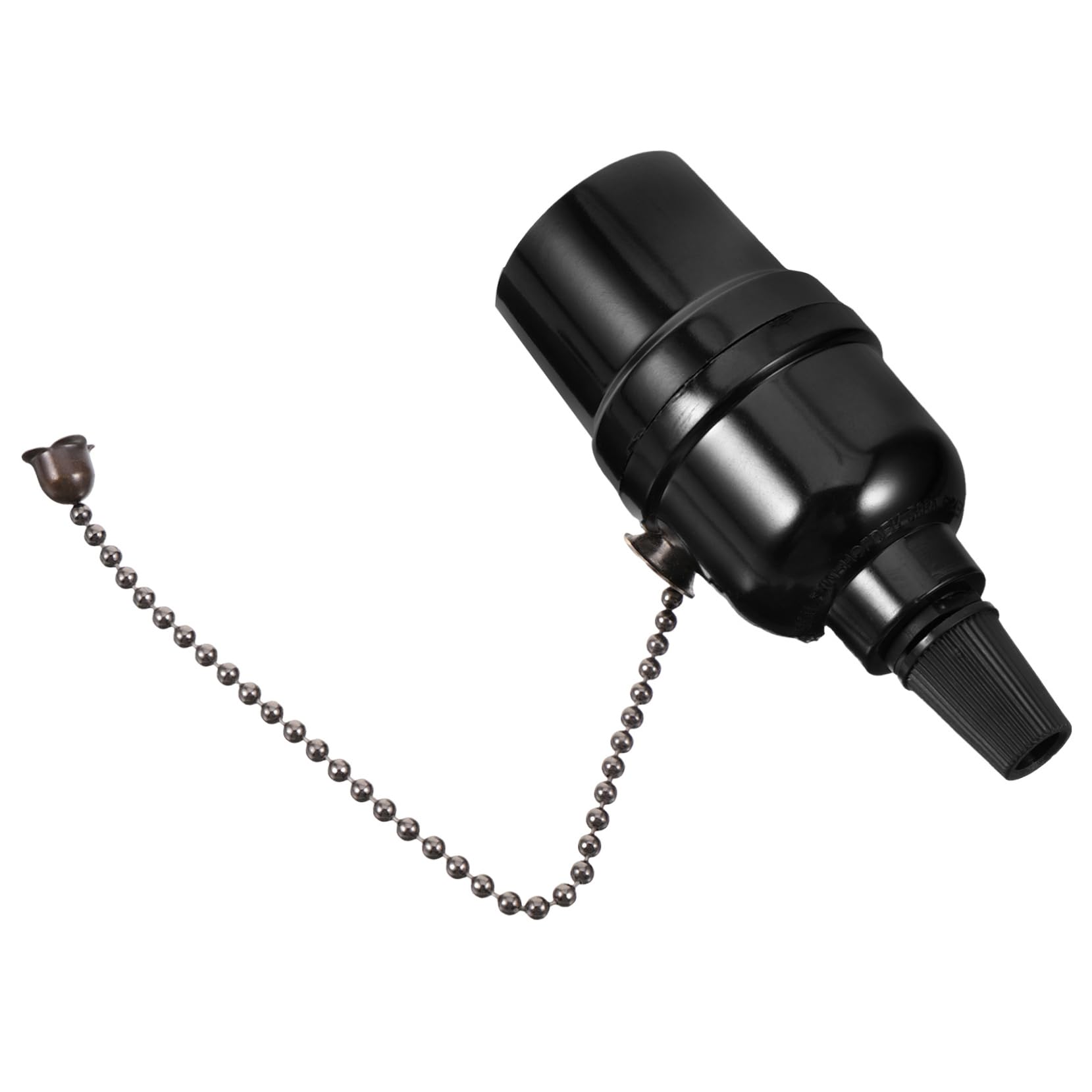 Balacoo Flexible Zipper Design Solid Construction Lamp Holder Pull Light Fixture Socket for Home