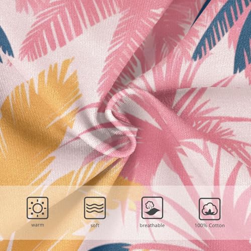 KLL Abstract Tropics Palm Tropical Trees Little Boys Cotton Briefs Underwear Breathable Children Undies3