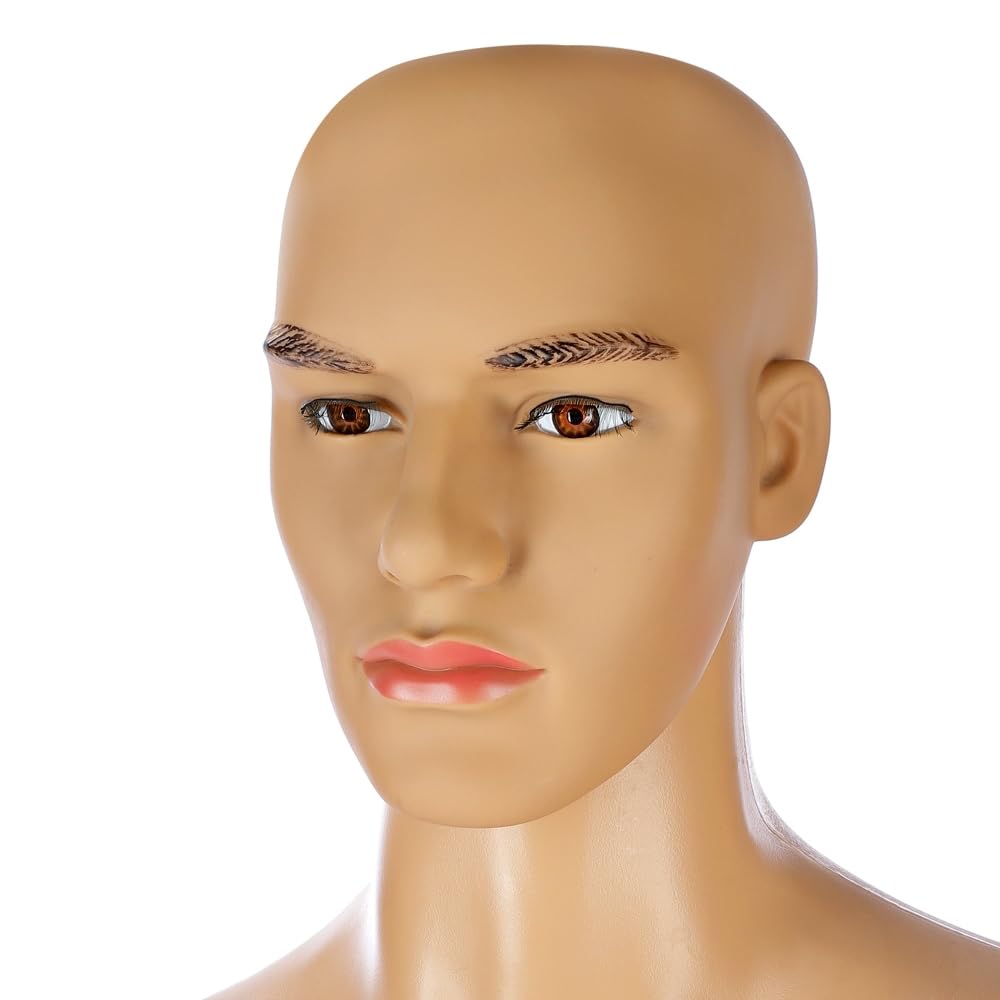 Melko 185CM Schaufensterpuppe Männlich Schneiderpuppe Herr beweglich Schaufensterfigur Mannequin Manichino Puppe Standplatte