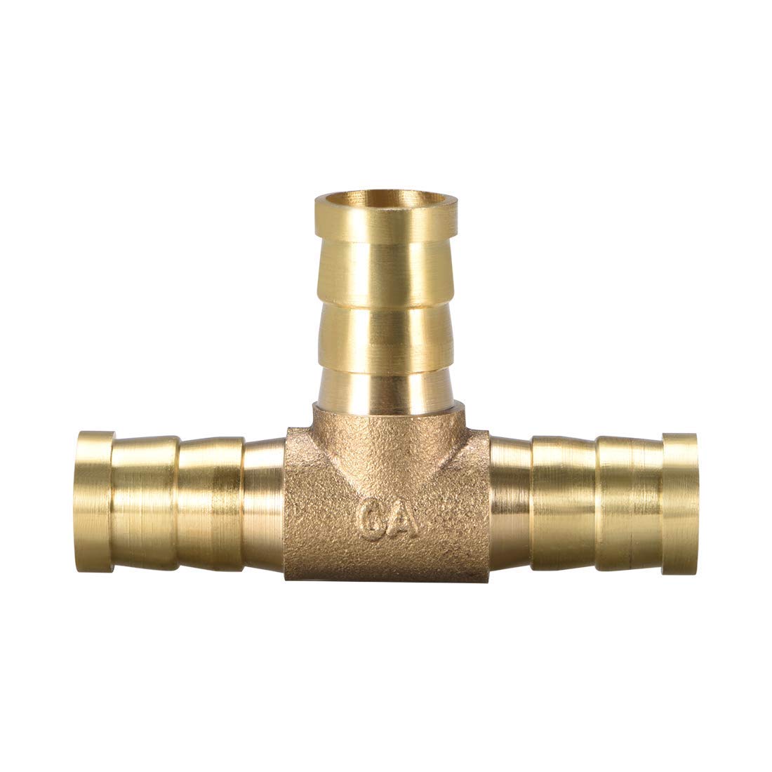 DealMux 12mm or 1/2" ID Brass Barb Splicer Fitting,T-Shaped 3 Ways,Barb Hose Fitting Air Gas Water Fuel,Barbed Tee Connector (B07SXGWWTY) Amazon Price History, Amazon Price Tracker