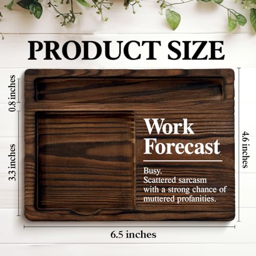 funny office sticky note holder humor work gifts for coworkers employees going away farewell work forecast post it note dispenser for office cubicle desk decor