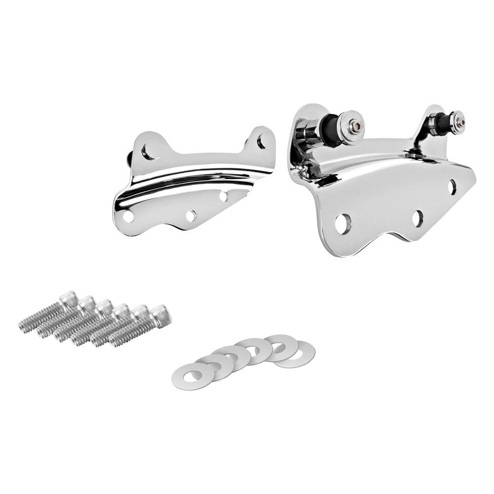 HOGWORKZ® 4-Point Docking Hardware Kit - Compatible with 2009-2013 Harley Davidson Street Glide Road King Electra Glide Road Glide - Chrome