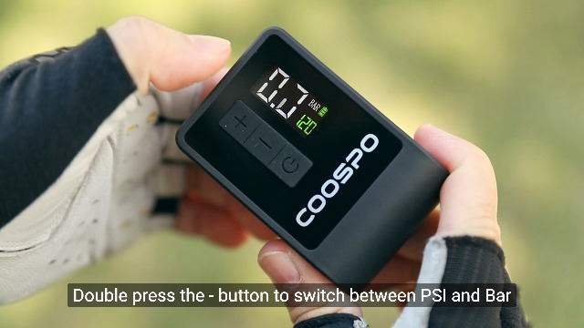 Amazon | COOSPO AP-B1 自転車 空気入れ 電動 最大120PSI ロードバイク