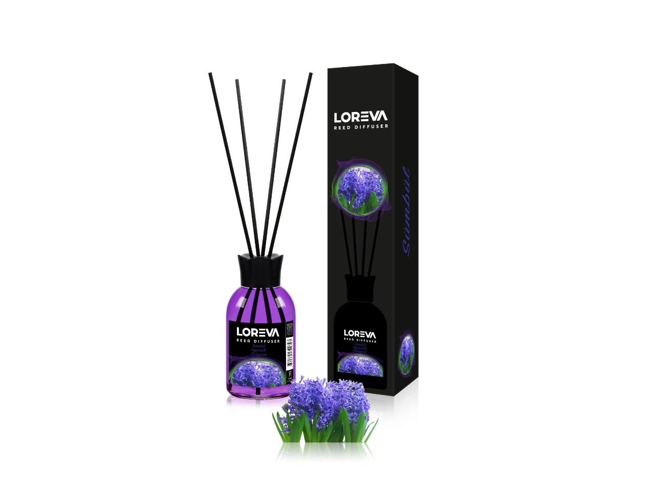 GenericLoreva Reed Diffuser - Fragrance Room Freshner (Hyacinth)