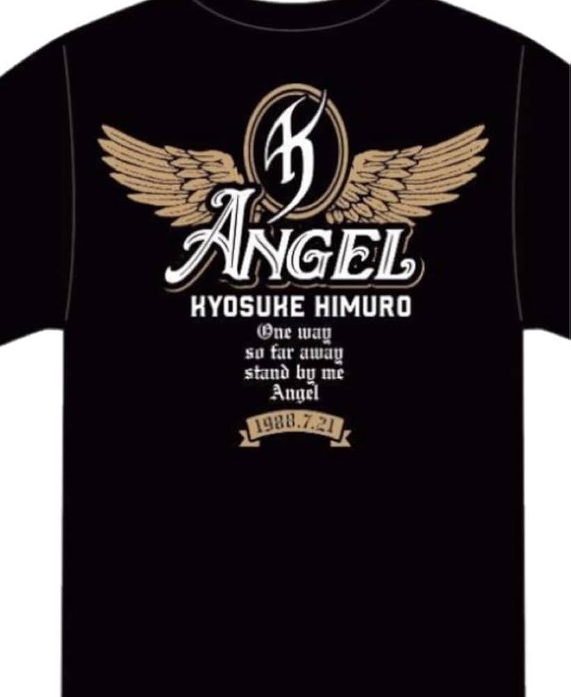 氷室京介 angel black Tシャツ 氷室京介 angel black Tシャツ 氷室京介 ANGEL Tシャツ BLACK M