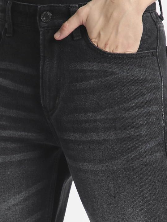 Image of BENE KLEED Men Solid Shaded Relaxed FIT 100% Cotton Jeans