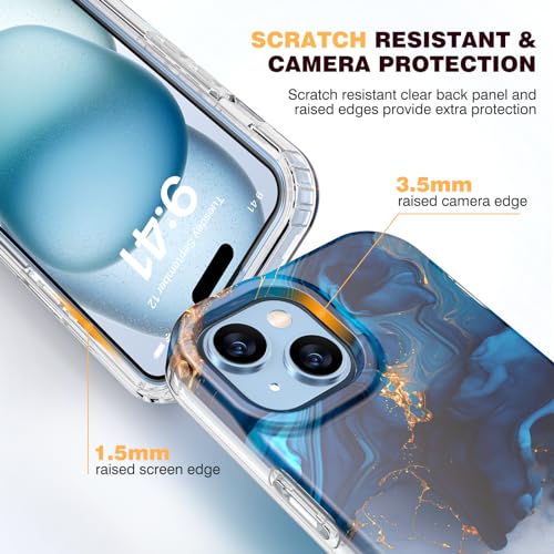 image for Diaclara Designed for iPhone 15 Plus Case 6.7 Inch, Full Body Rugged C