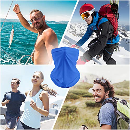 image for BELANT 6 Pack Neck Gaiter Unisex UV Protection Face Mask, Reusable Coo