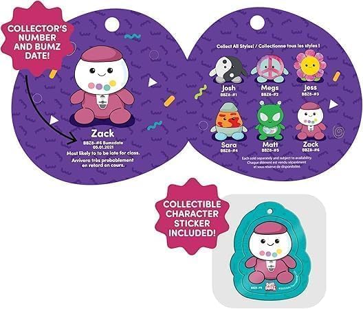 bumbumz 45-inch fairygardenbumz plush 5-pack - collectible stuffed toys - from the makers of original squishmallows - ages 3