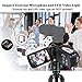 Video Camera Camcorder, 1080p 30FPS Digital YouTube Vlogging Camera Recorder with LED Fill in Light Support External Microphone Full HD 30MP 18X Digital Zoom with 2 Batteries HDMI Cable Included