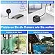 Mini Kamera 1080P Kleine Überwachungskamera WLAN Innen Überwachungs Kamera mit Live Übertragung Handy App und Bewegungsmelder für Kompakt WiFi-betrieben Langer Akkulaufzeit für Heim Videoüberwachung