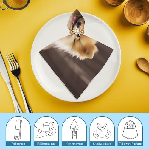 Servilletas de Tela Reutilizables con Estampado Floral miniatura 7