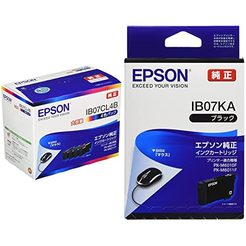 EPSON IB07CL4B 4色インクカートリッジなど 純正］インクカートリッジ（4色パック/大容量インク