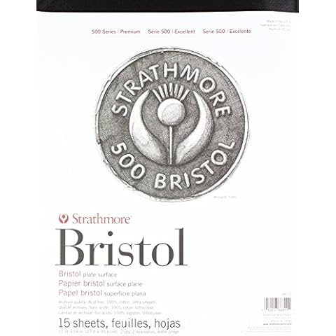 Strathmore 500 Series Bristol, Paper, Plate, 2 Ply, 11x14 Cover