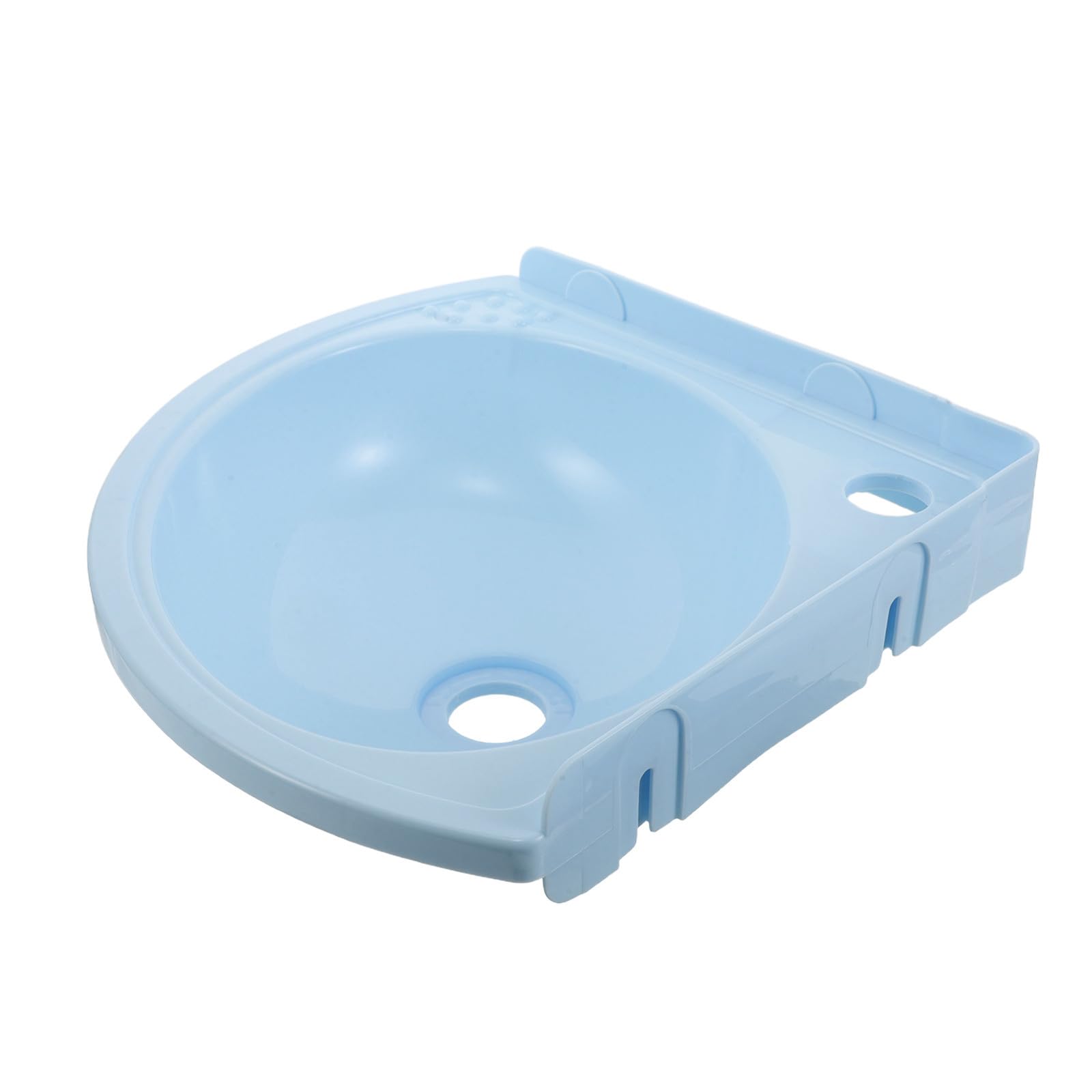 Lavabo de esquina de pared sin taladro para ganar espacio en baños pequeños