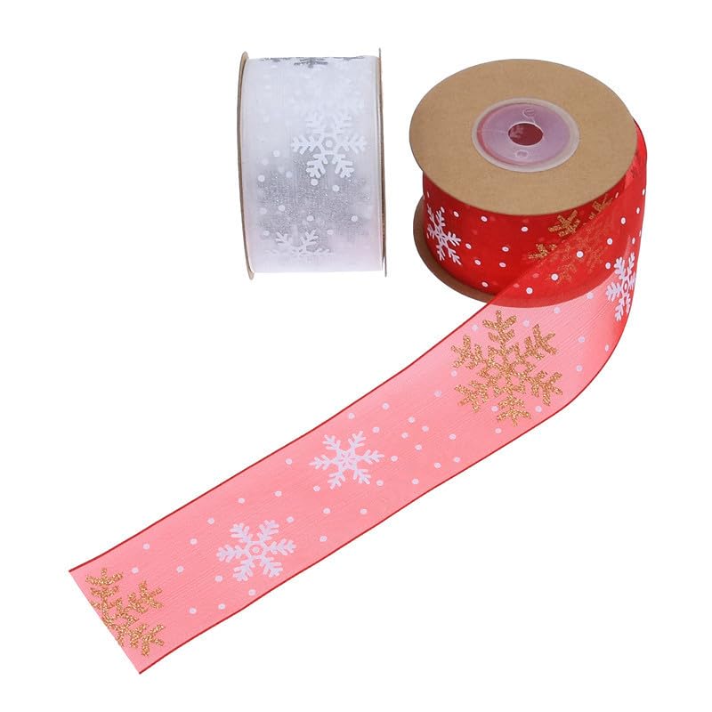 Nastro Nastro di seta 10/20 Yard * 38mm Nastro di seta chiffon largo rosso for confezioni regalo Bouquet di fiori Nastro da imballaggio for la realizzazione di inviti con nastro di chiffon(Red,38mm*20