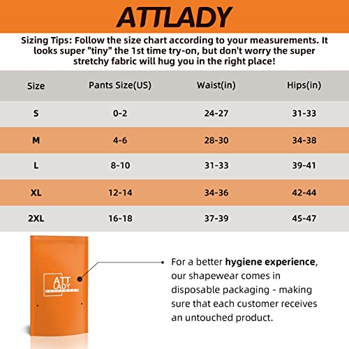 Attlady Women's Seamless Shapewear Firm Control High Waist Thigh Slimmer Shapewear Slip Shorts For Under Dresses #TOP5
