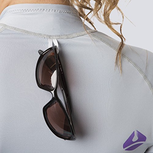Lavacore New Women's Long Sleeve Lavaskin Shirt - Grey (Size 2X-Large) For Scuba Diving, Surfing, Kayaking, Rafting, Paddling & Many Other Watersports/Lid #TOP6