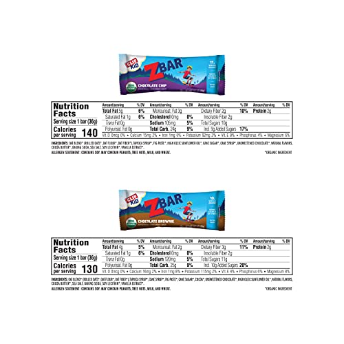 Clif Kid Zbar - Organic Granola Bars - Variety Pack - Non-Gmo - Organic -Lunch Box Snacks (1.27 Ounce Energy Bars, 18 Count)(Packaging & Assortment May Vary) #TOP3