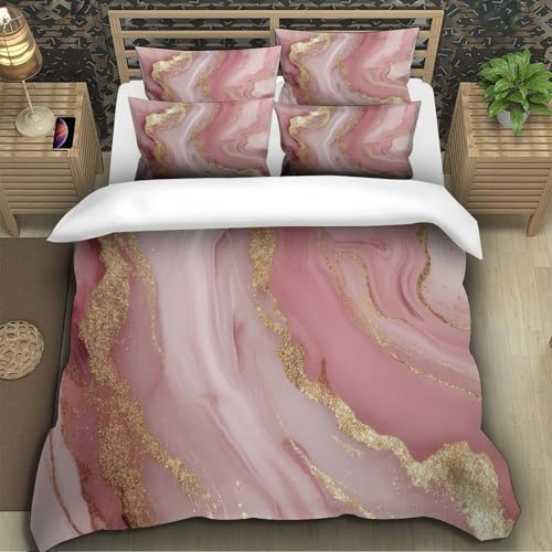 Housse de couette imprimé 3D hypoallergénique et super douce en microfibre - 5