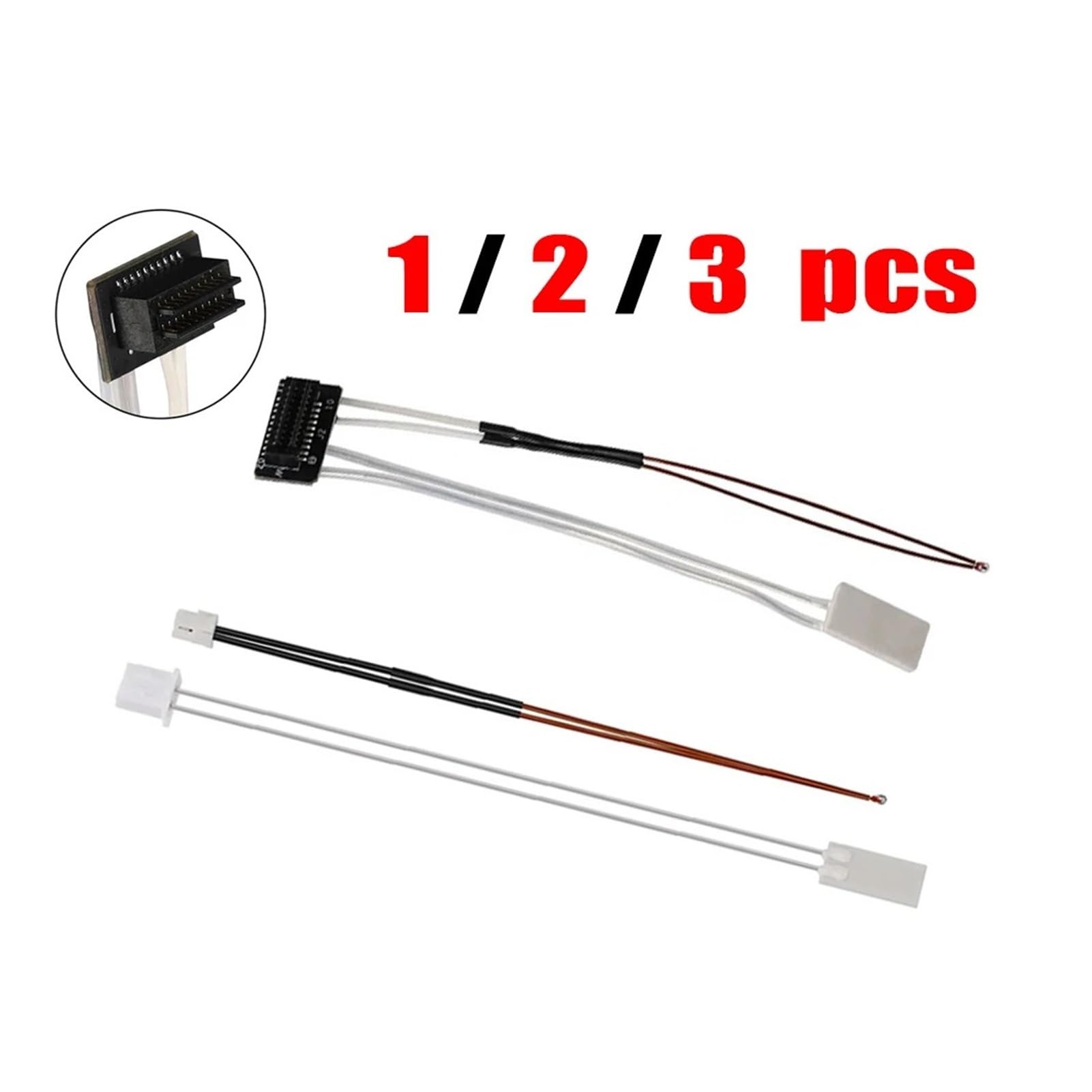 Termistor P1p P1s/x1 X1c tubo calefactor cartucho de tinta cerámico calentador de extremo caliente impresora 3D(For x1 x1c (3pcs))