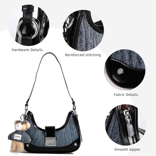 Bolso Tote Casual de Lona Vintage de Mujer miniatura 6