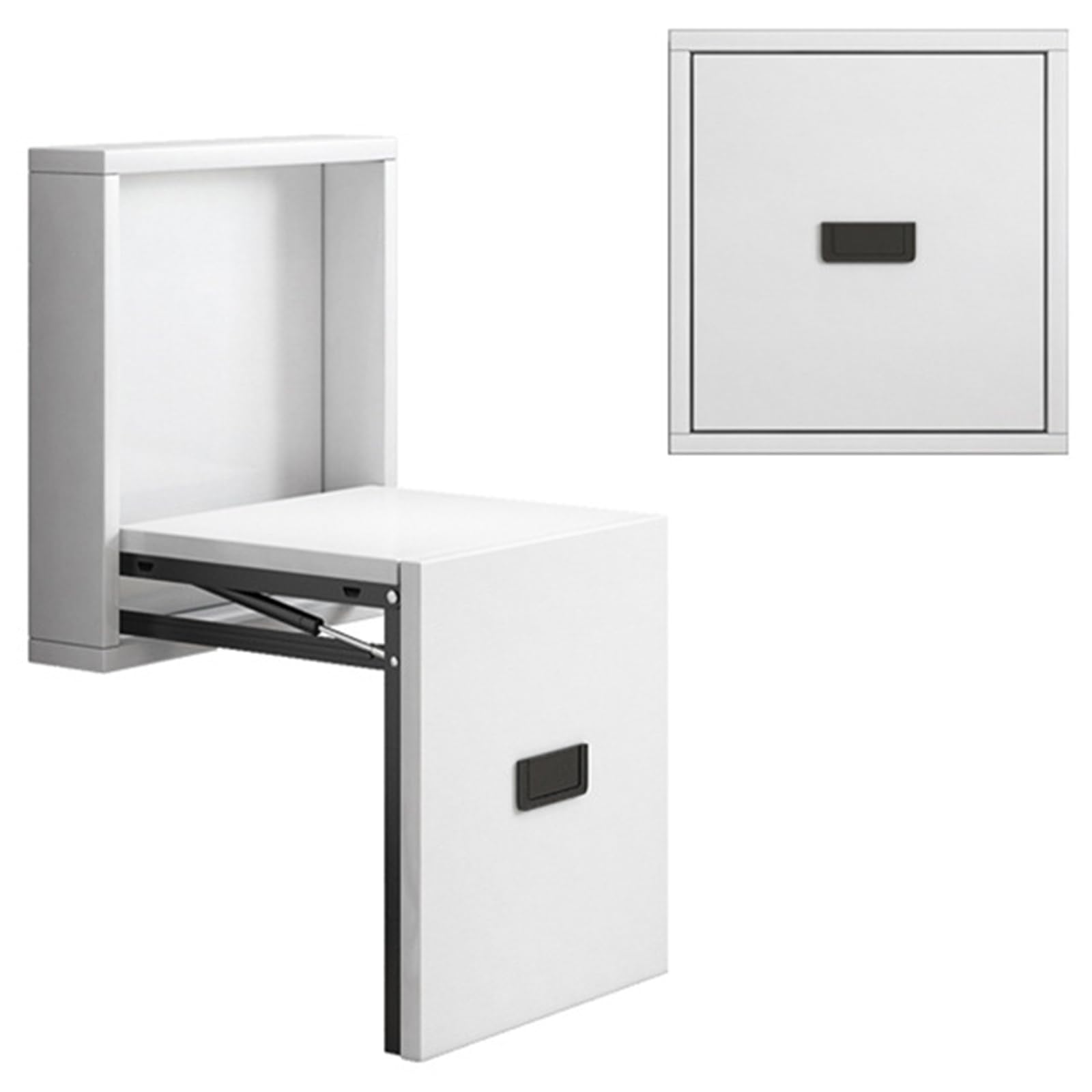 Tabouret à langer mural pliable en bois massif pour couloir et entrée