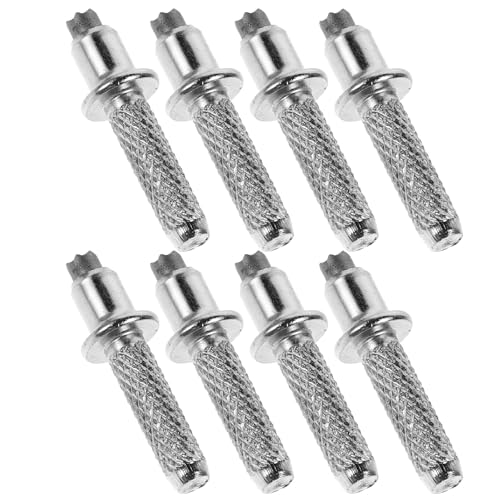WHAMVOX 8 Piezas Punta de Acero Tungsteno para Bastones de Senderismo y Trekking, Clavos Antideslizantes para Ladrillo Artificial y Piedra, Reemplazo Resistente y Práctico
