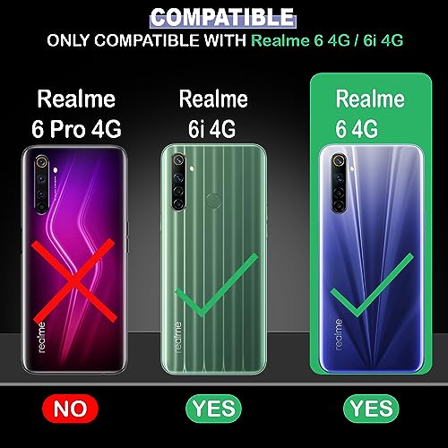 Image of Amazon Brand - Solimo Shockproof Mobile Cover Compatible with Realme 6 4G / 6i 4G (360 Degree Protection | Protective Design | Anti-Scratch Tough Slim TPU Case), Blue