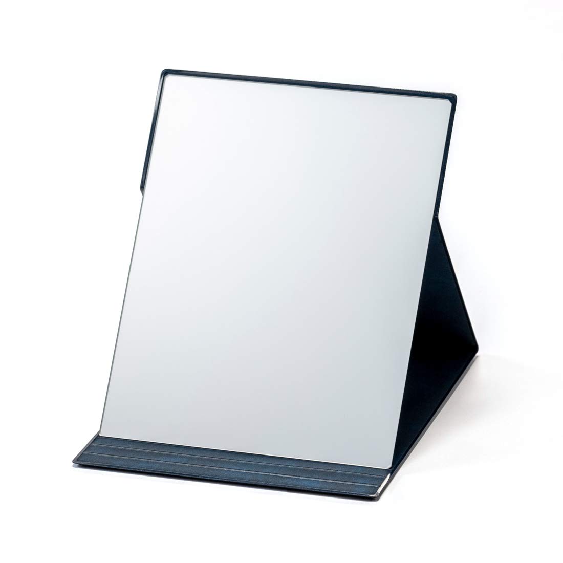 Napyua Folding Mirror L – Navy Tabletop Stand
