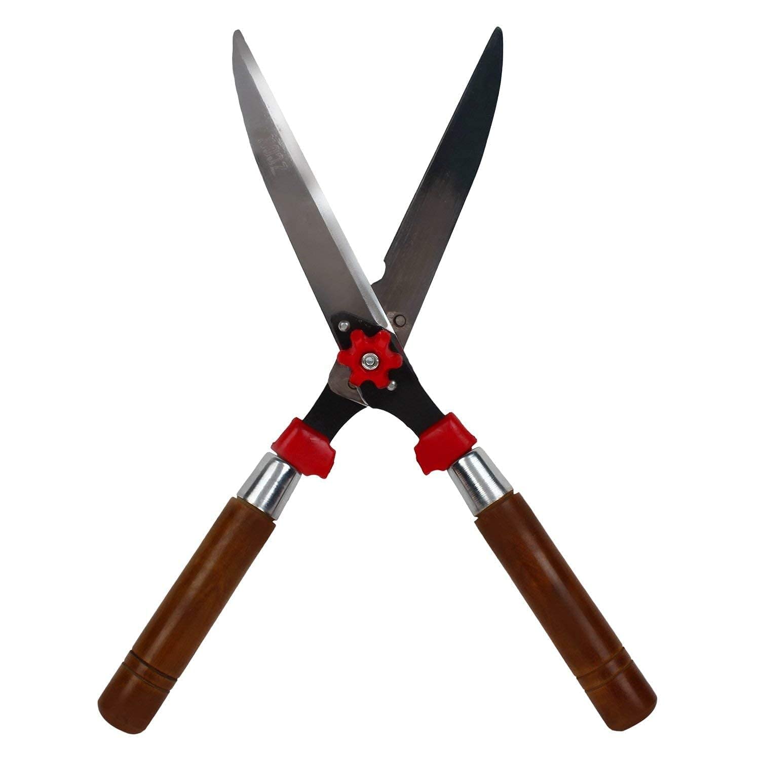 PRUTHAA Hedge Shear Wooden Handle Garden Scissor for Lawn or Grass Cutter, (10 inch) (B0BZS6G7M4) Amazon Price History, Amazon Price Tracker
