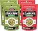 Dry Roasted Edamame Variety Pack, Wasabi & Sea Salt, 4pk (2 each flavor)