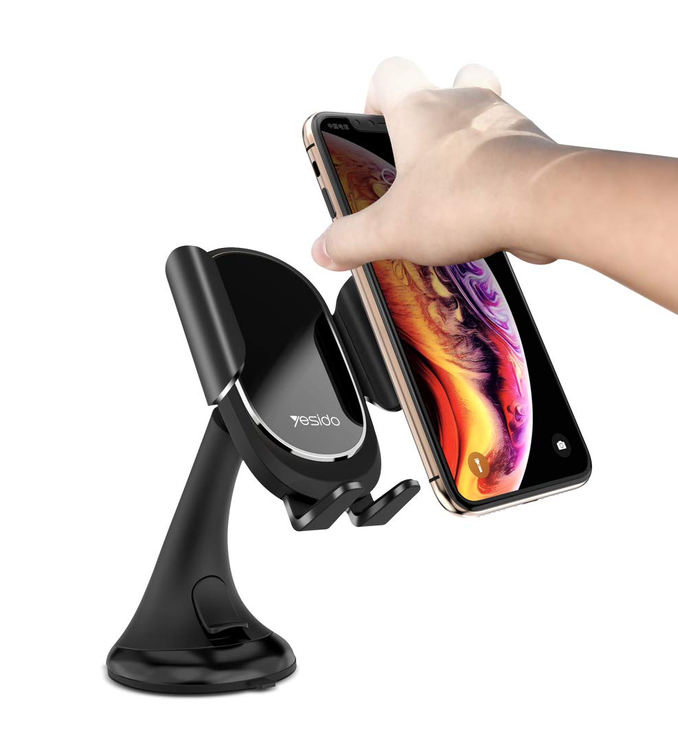 YESIDO - Supporto per cellulare da auto, adatto a tutti i cellulari fino a 7"