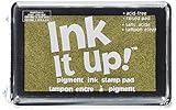 Darice 1027-23 Pigment Ink Stamp Pad Art and Craft Supply, Gold