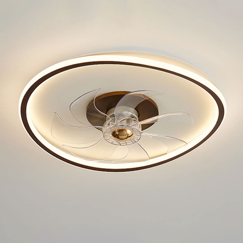 Plafonnier muet ventilateur de plafond au design élégant pour intérieur moderne