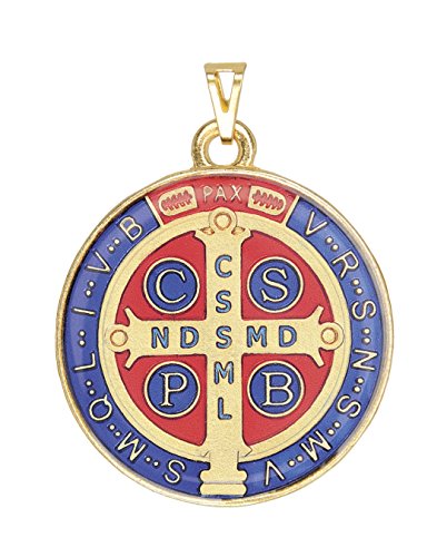 Intercession Saint Benedict Color Medal